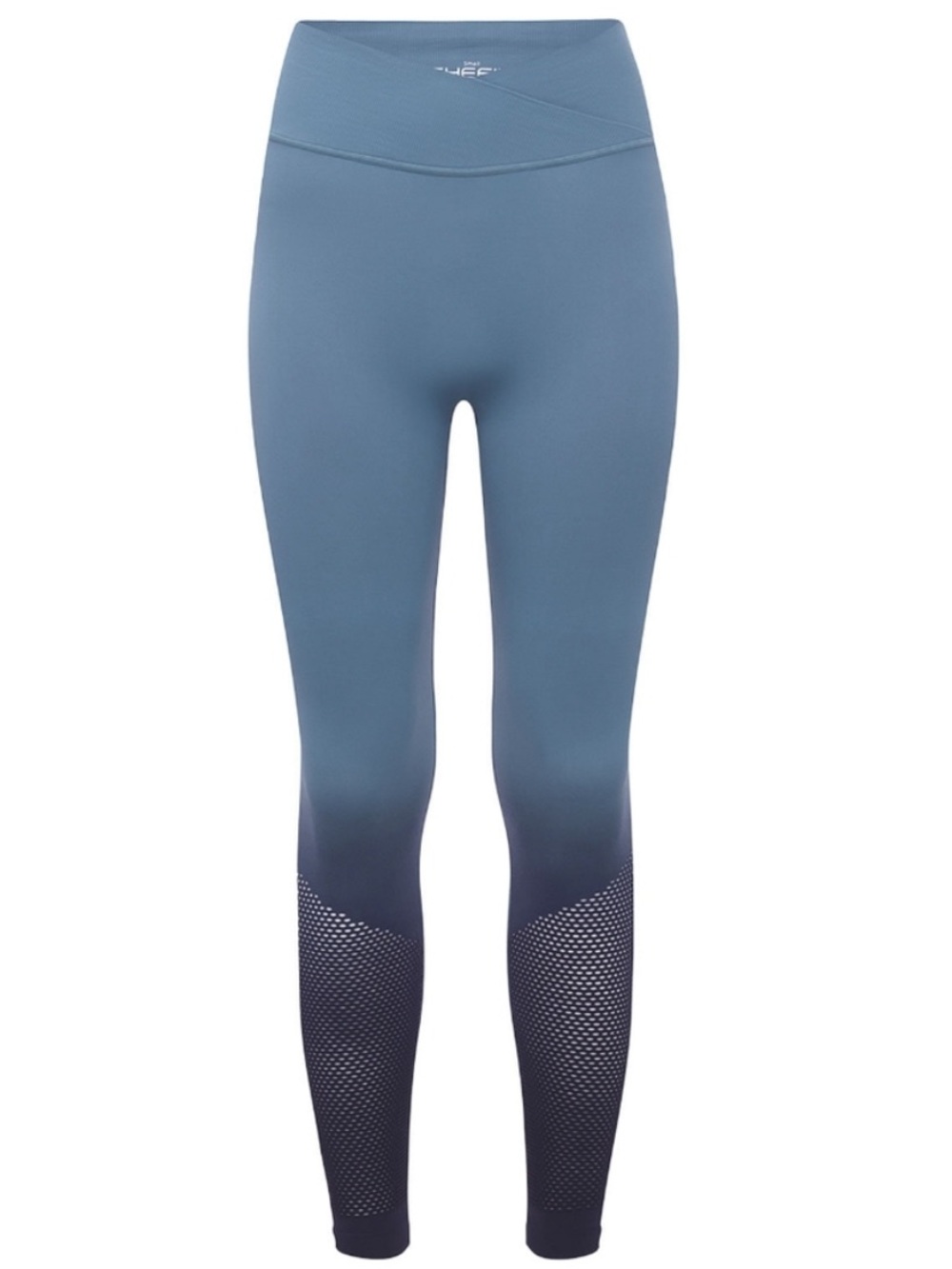 Shefit Seamless Leggings - Washed Denim Ombre Size Small NWT